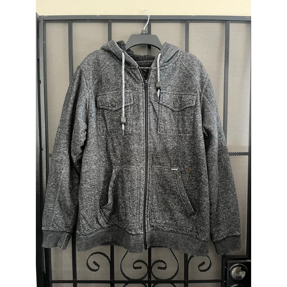 Ocean Current hoodie black large men